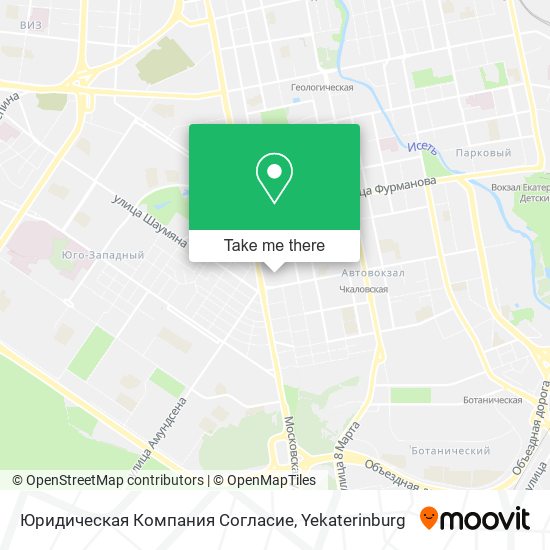 Юридическая Компания Согласие map