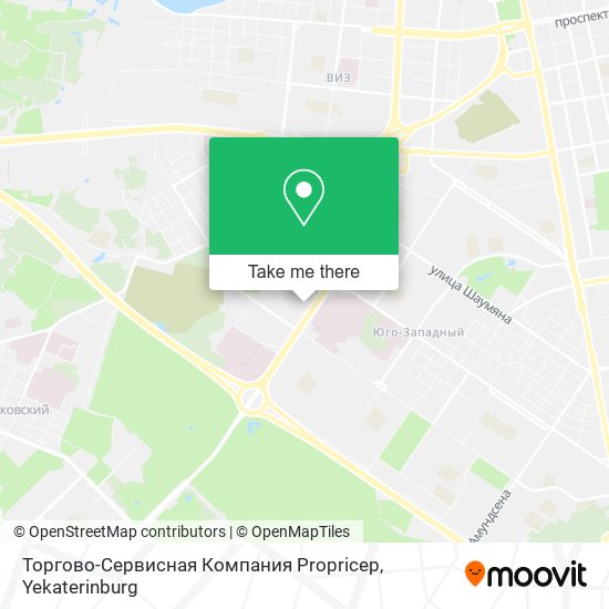 Торгово-Сервисная Компания Propricep map