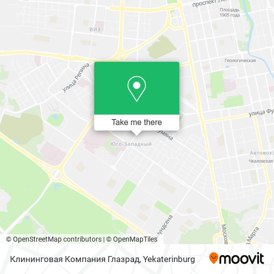 Клининговая Компания Глазрад map
