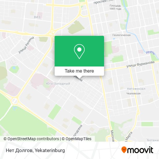 Нет Долгов map