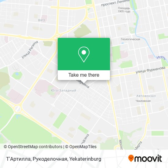 Т'Артилла, Рукоделочная map