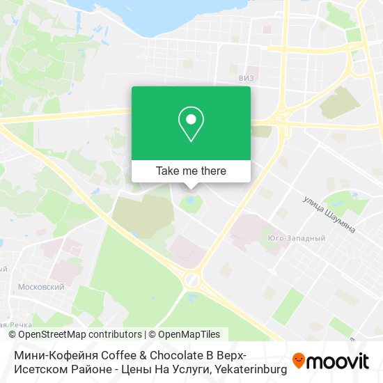 Мини-Кофейня Coffee & Chocolate В Верх-Исетском Районе - Цены На Услуги map