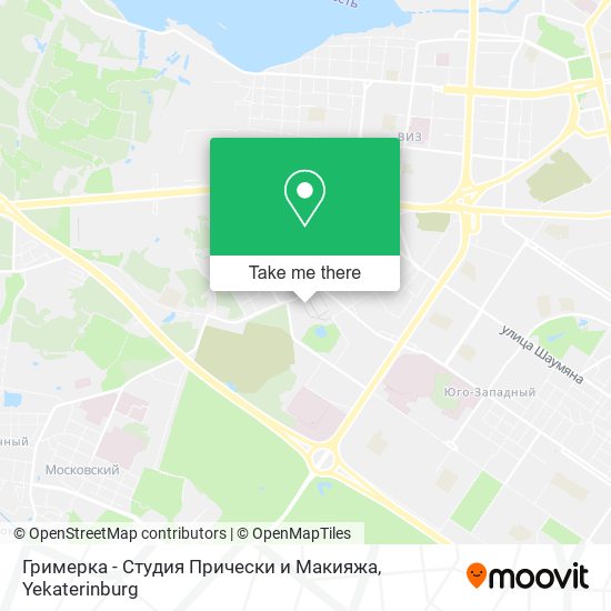 Гримерка - Студия Прически и Макияжа map