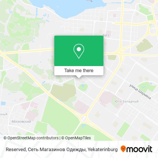Reserved, Сеть Магазинов Одежды map