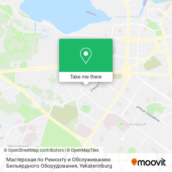 Мастерская по Ремонту и Обслуживанию Бильярдного Оборудования map