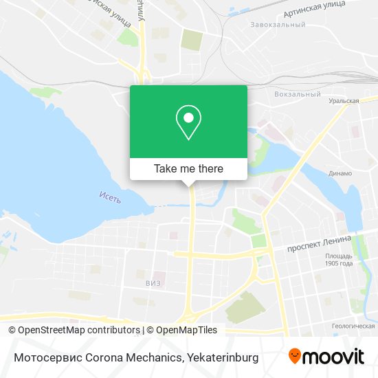 Мотосервис Corona Mechanics map