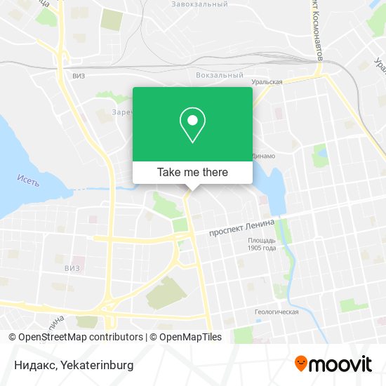 Нидакс map