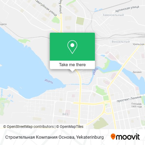 Строительная Компания Основа map