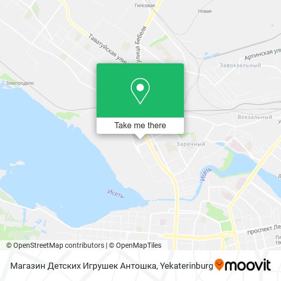 Магазин Детских Игрушек Антошка map