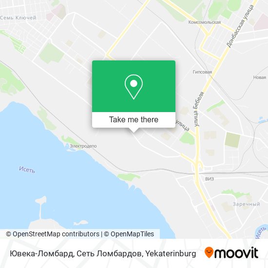Ювека-Ломбард, Сеть Ломбардов map