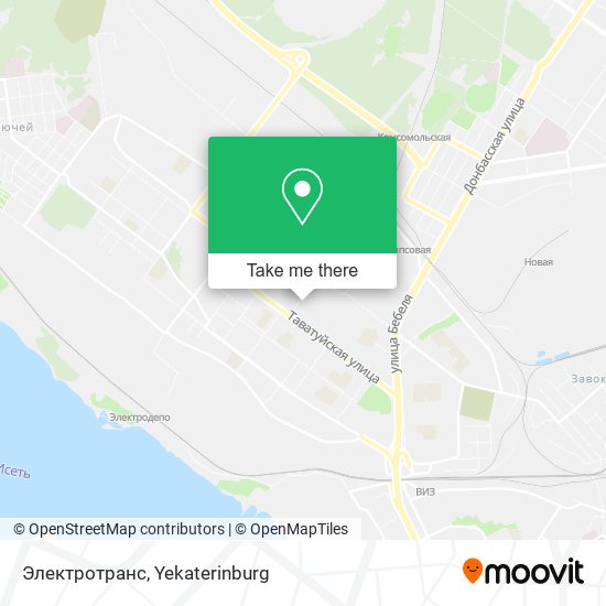 Электротранс map