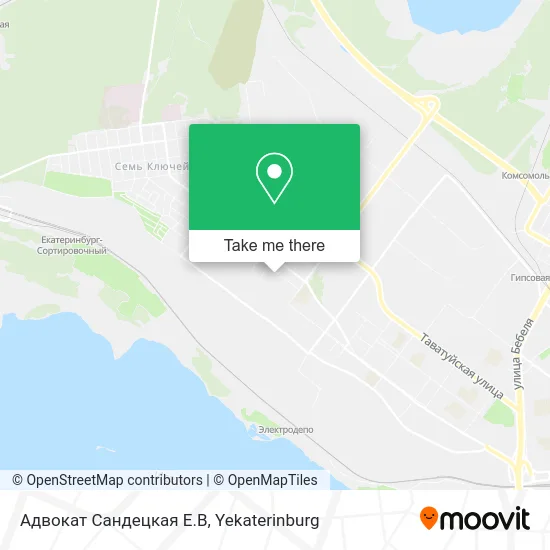 Адвокат Сандецкая Е.В map