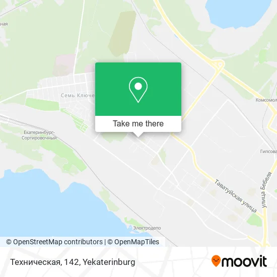 Техническая, 142 map