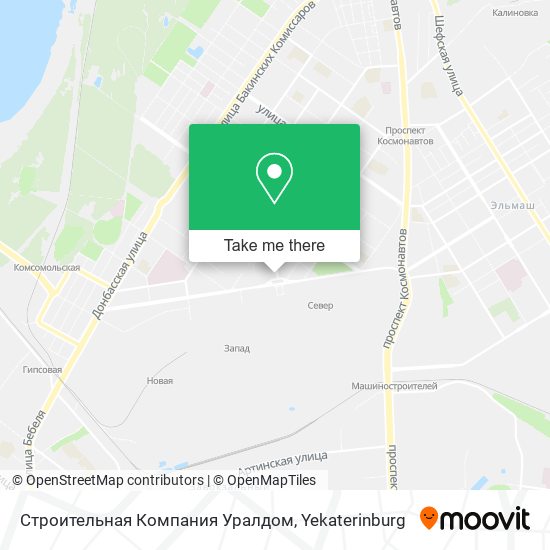 Строительная Компания Уралдом map