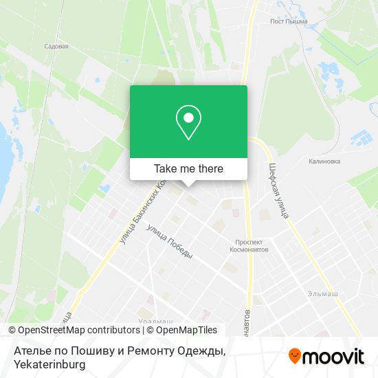 Ателье по Пошиву и Ремонту Одежды map