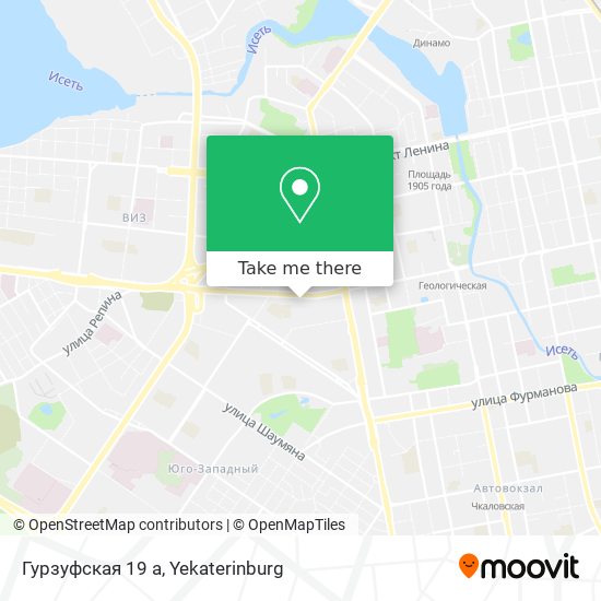 Гурзуфская 19 а map