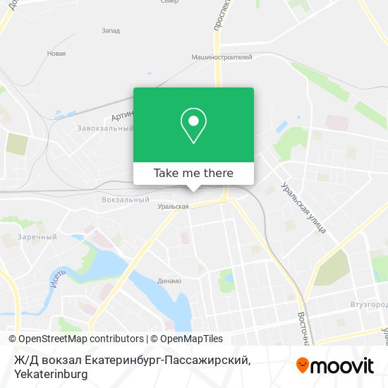 Ж / Д вокзал Екатеринбург-Пассажирский map