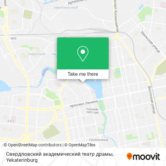 Свердловский академический театр драмы map