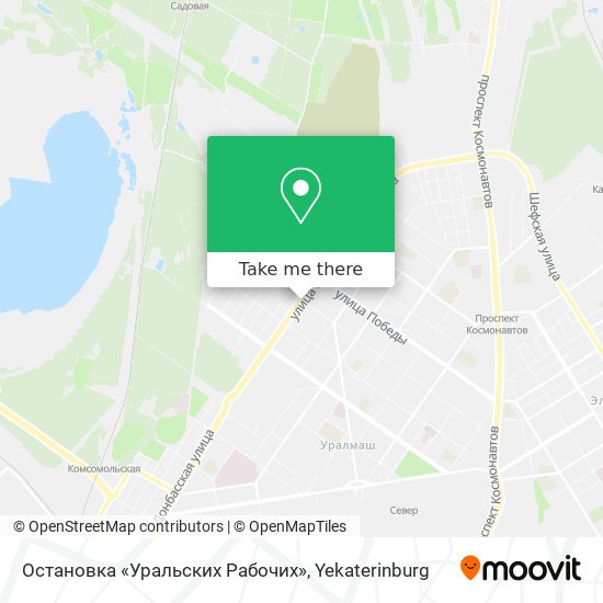 Остановка «Уральских Рабочих» map