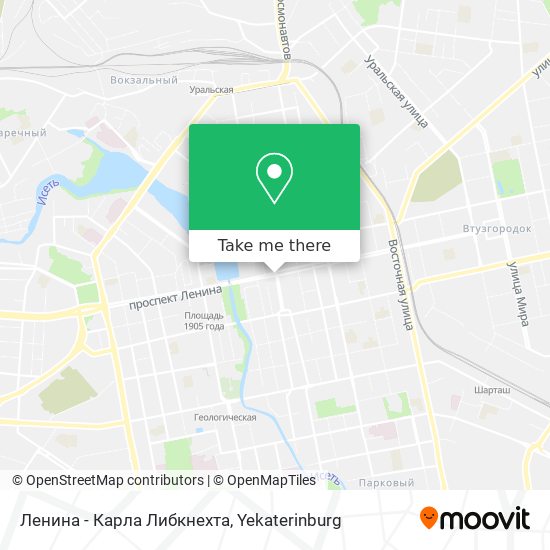 Ленина - Карла Либкнехта map