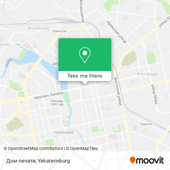 Дом печати map
