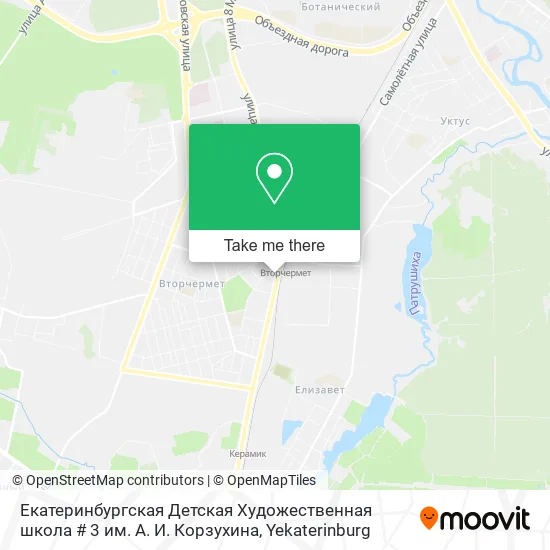 Екатеринбургская Детская Художественная школа # 3 им. А. И. Корзухина map