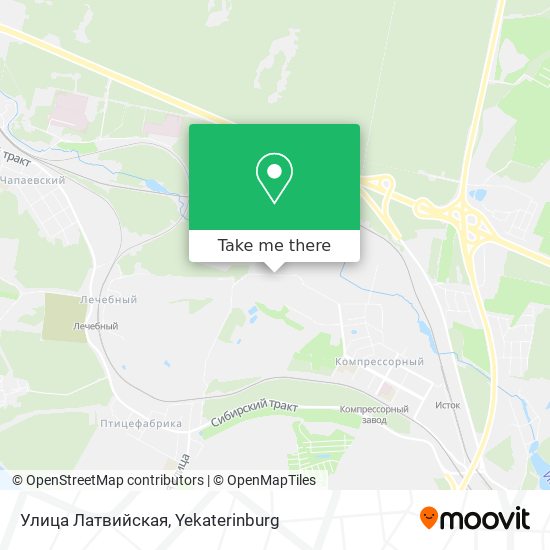 Улица Латвийская map