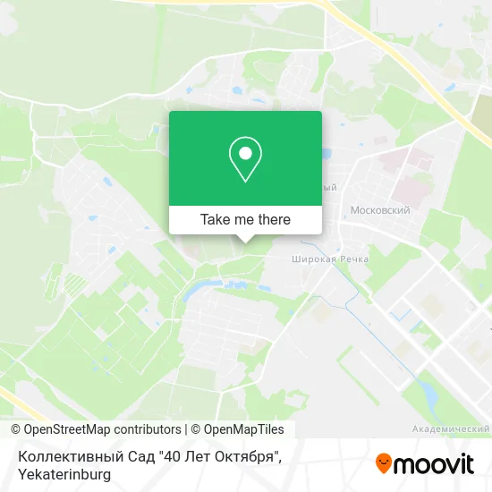Коллективный Сад "40 Лет Октября" map