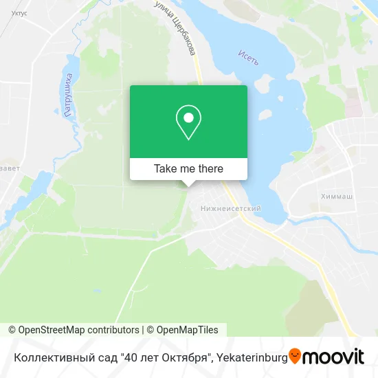Коллективный сад "40 лет Октября" map
