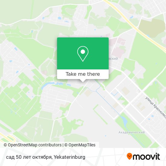 сад 50 лет октября map