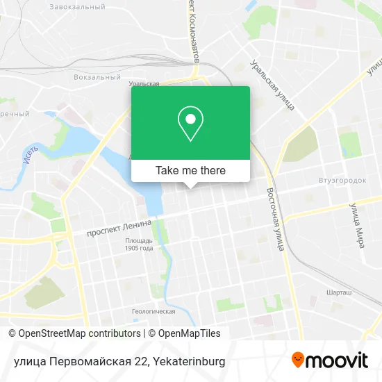 улица Первомайская 22 map