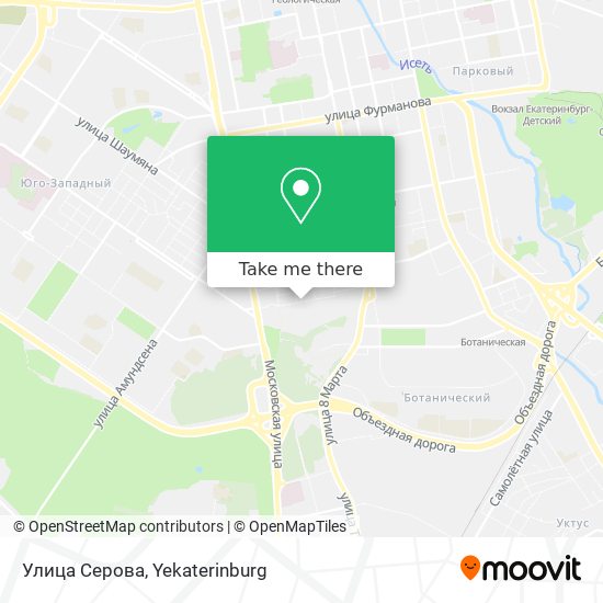Улица Серова map
