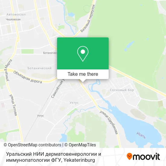 Уральский НИИ дерматовенерологии и иммунопатологии ФГУ map