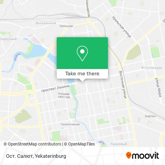 Ост. Салют map