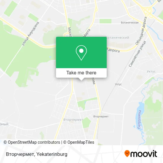 Вторчермет map