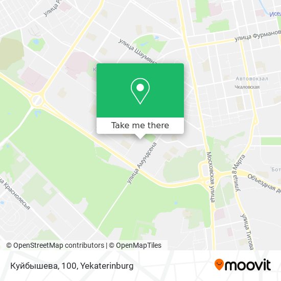 Куйбышева, 100 map