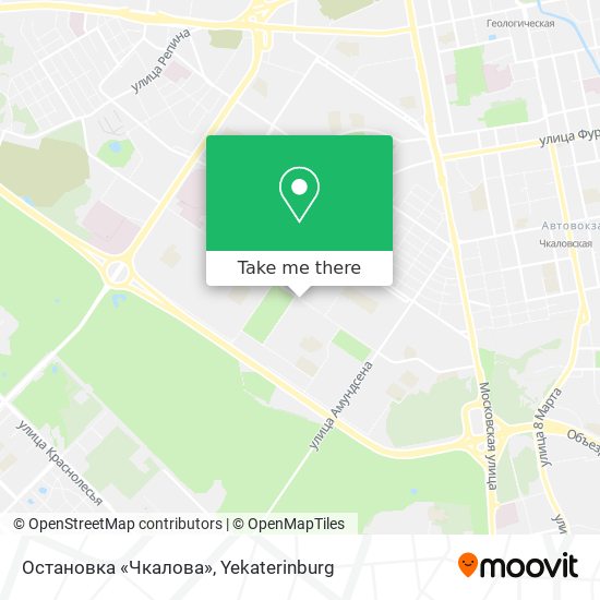 Остановка «Чкалова» map