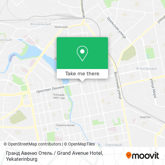 Гранд Авеню Отель / Grand Avenue Hotel map