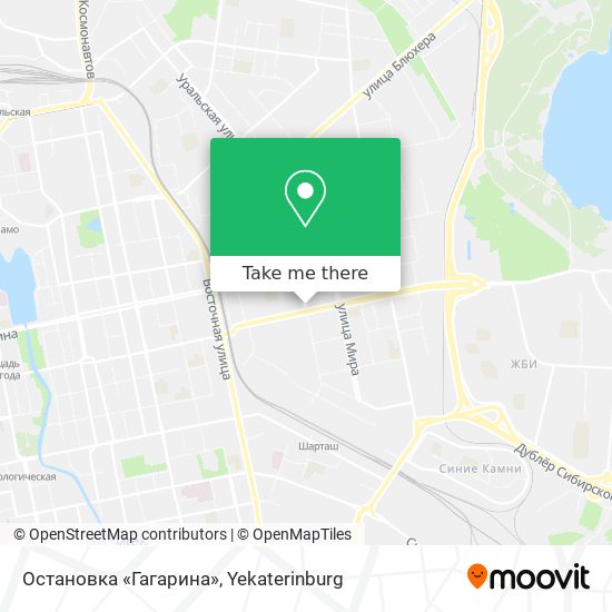 Остановка «Гагарина» map
