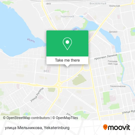 улица Мельникова map