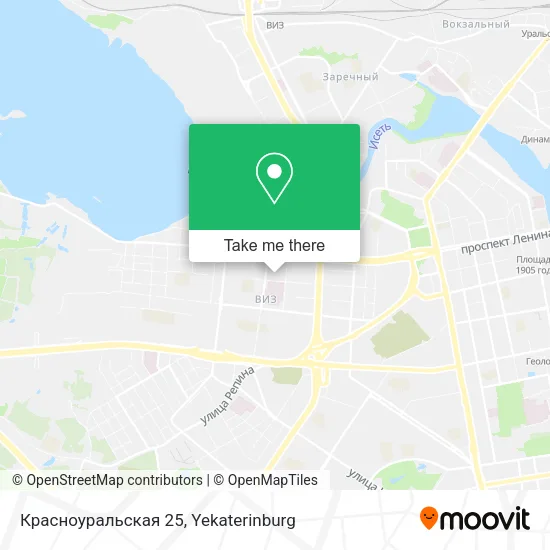 Красноуральская 25 map