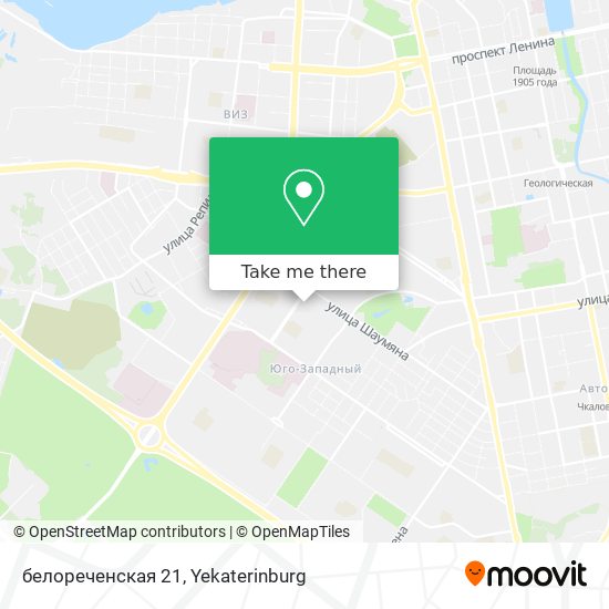 белореченская 21 map