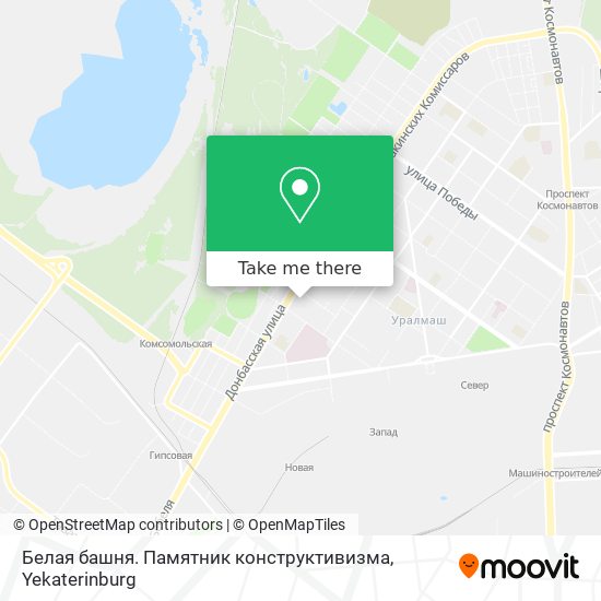 Белая башня. Памятник конструктивизма map