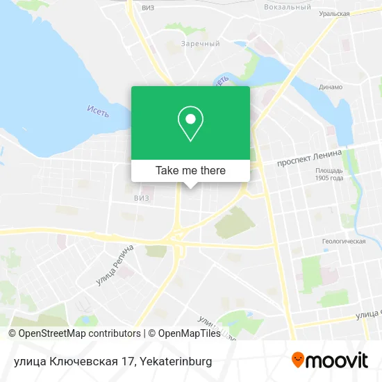 улица Ключевская 17 map