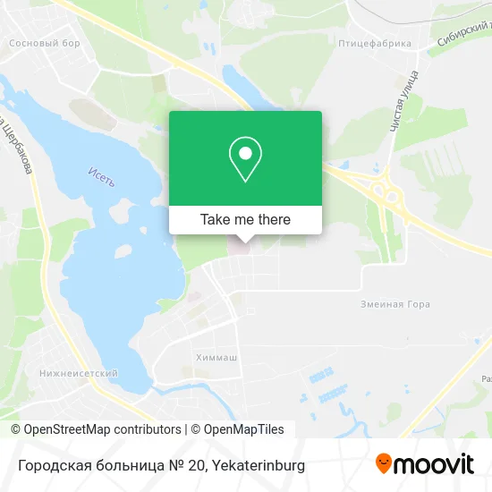 Городская больница № 20 map