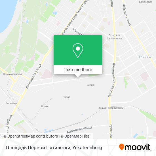 Площадь Первой Пятилетки map