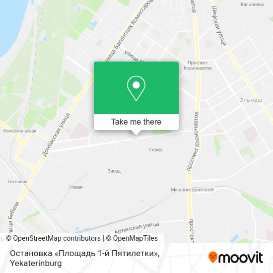 Остановка «Площадь 1-й Пятилетки» map