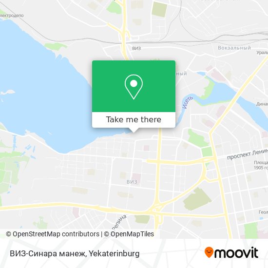 ВИЗ-Синара манеж map