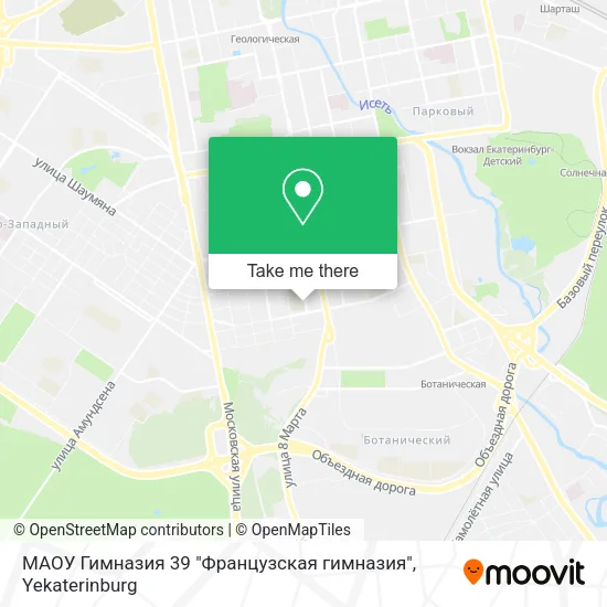 МАОУ Гимназия 39 "Французская гимназия" map