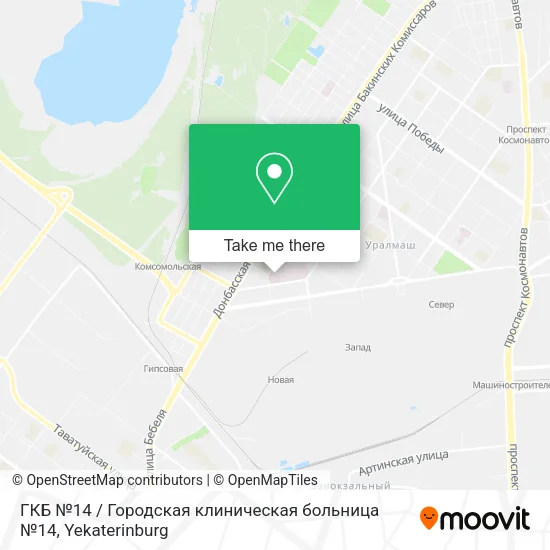 ГКБ №14 / Городская клиническая больница №14 map